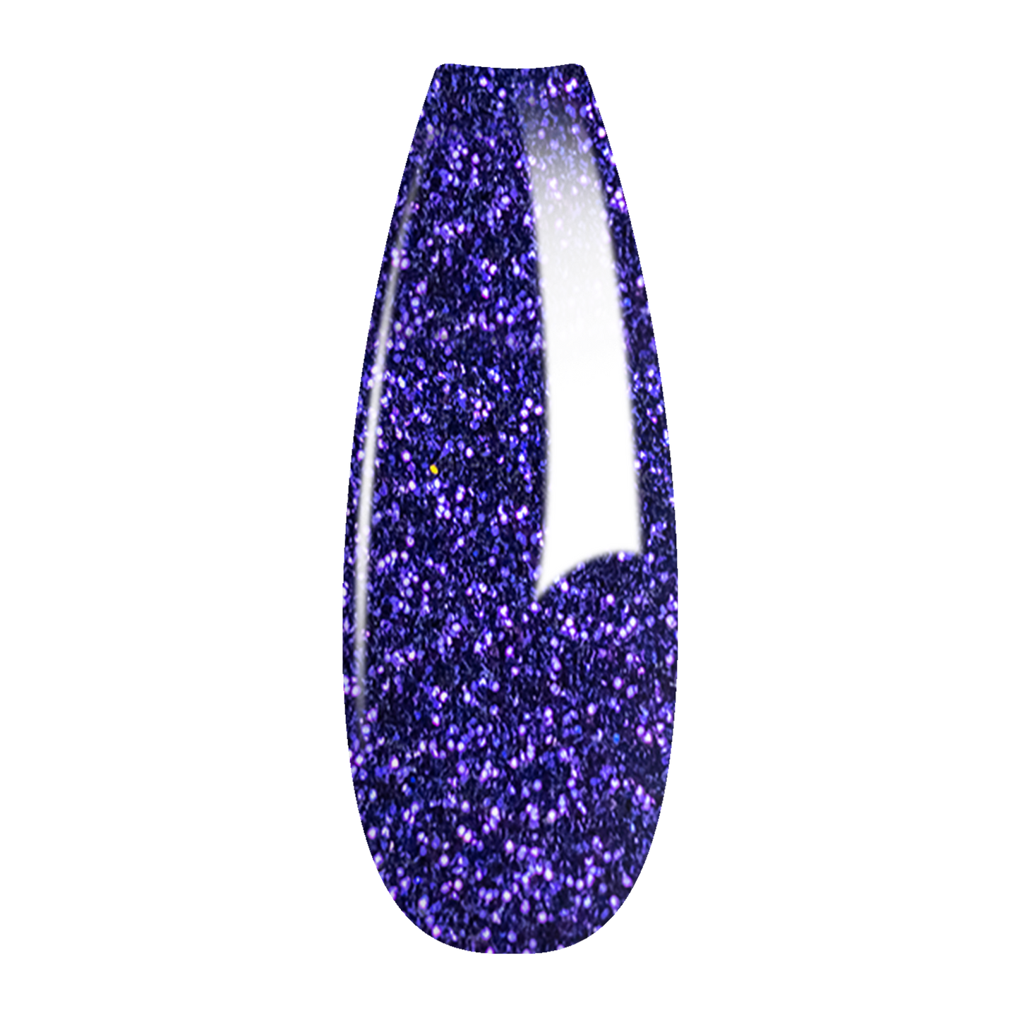French Glitter Nail Art - Dark Purple Colors - FG12