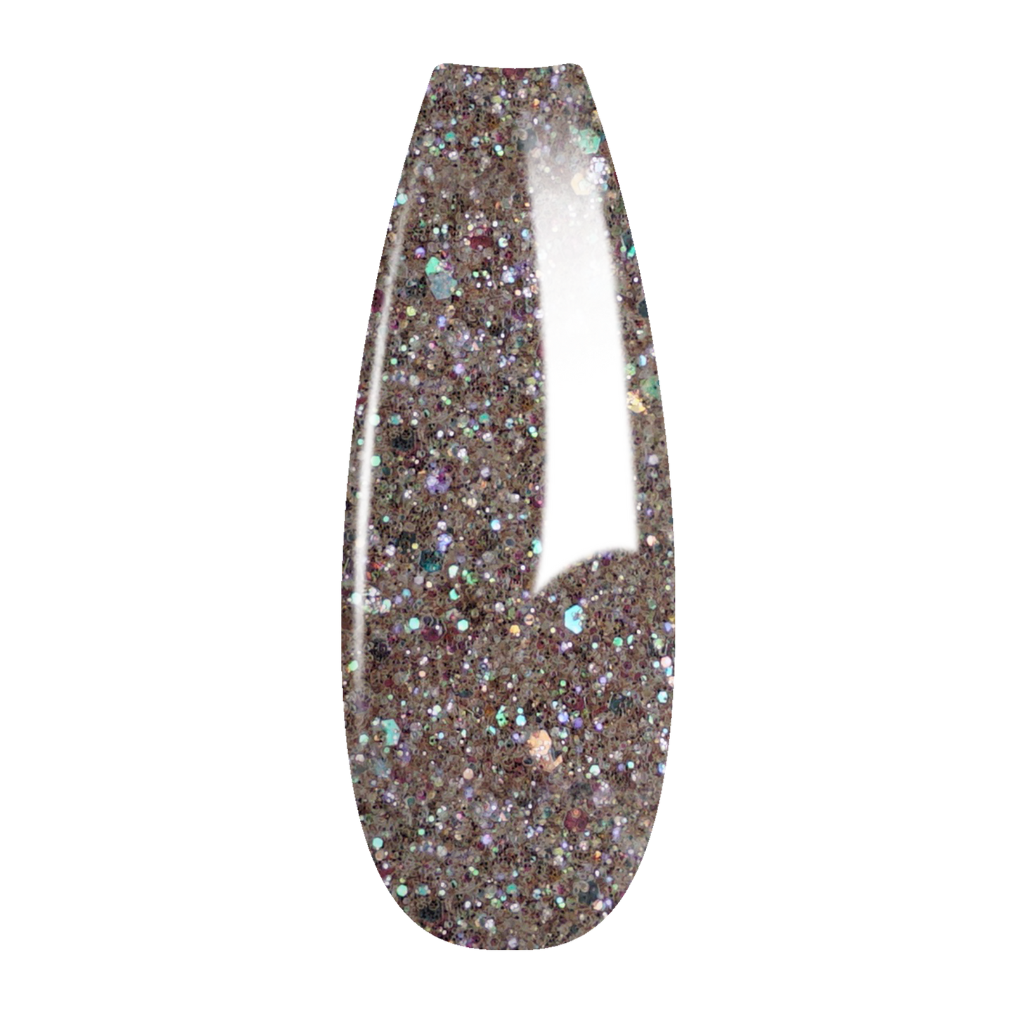 Ombre Glitter Nail Art - Pale Pink Colors - GO12