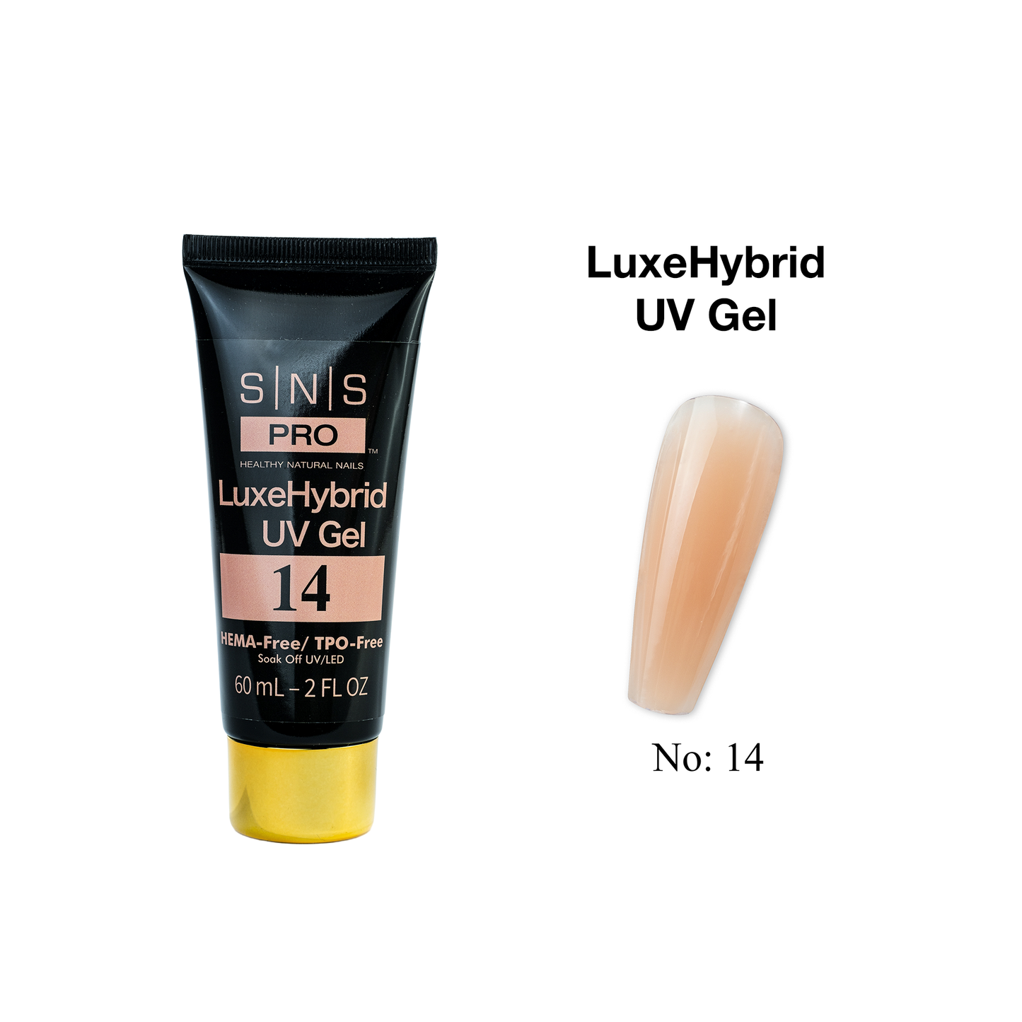SNS LuxeHybrid UV Gel - 14 - 60ml