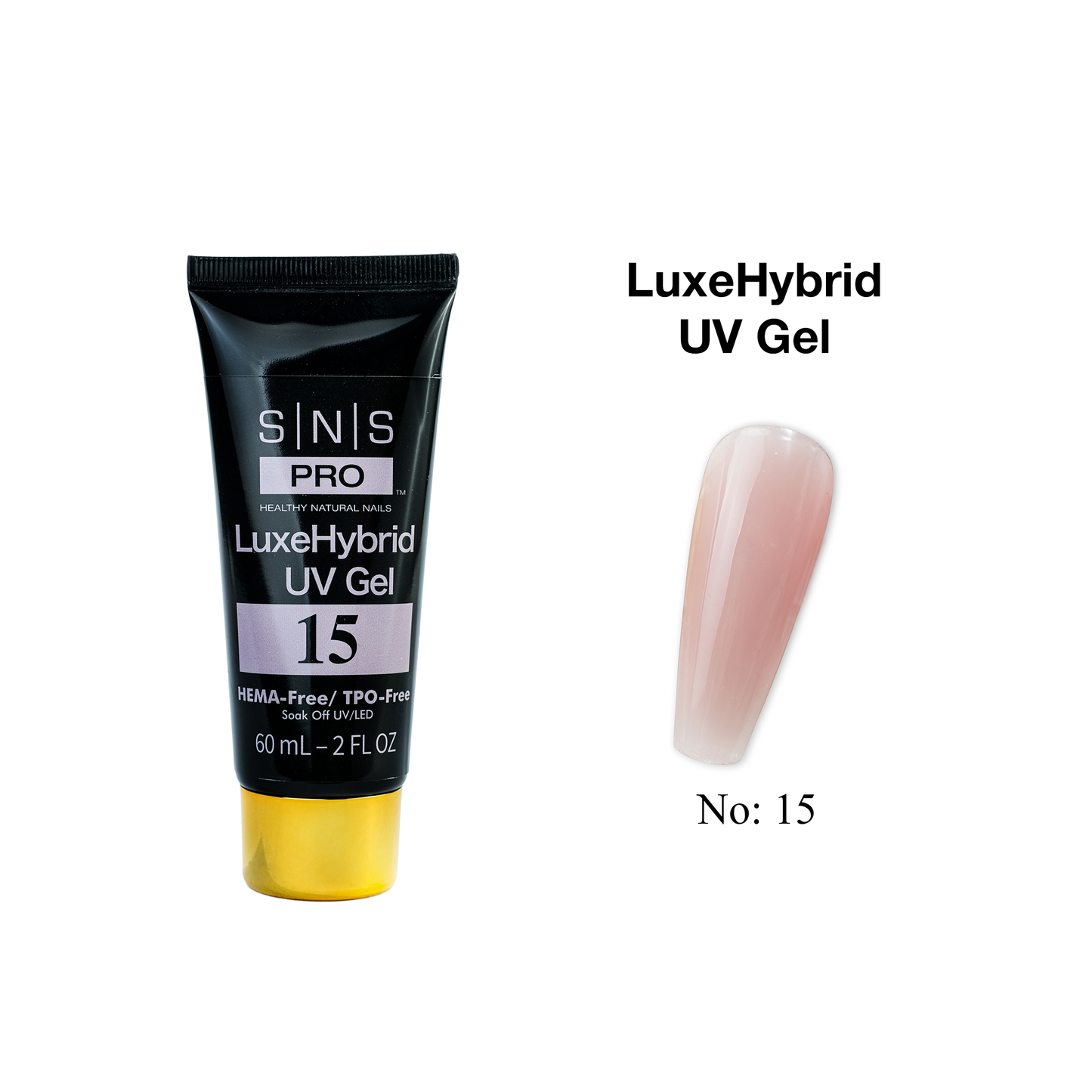 SNS LuxeHybrid UV Gel - 15 - 60ml