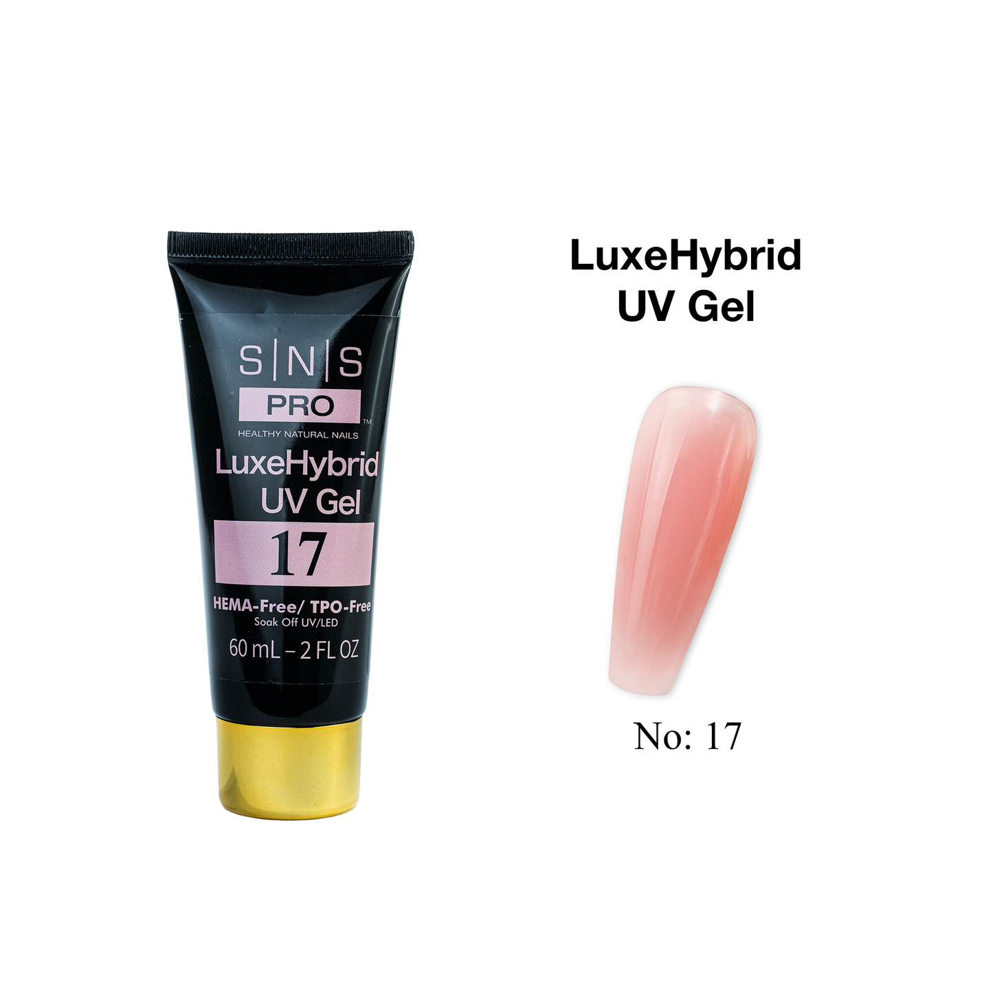 SNS LuxeHybrid UV Gel - 17 - 60ml
