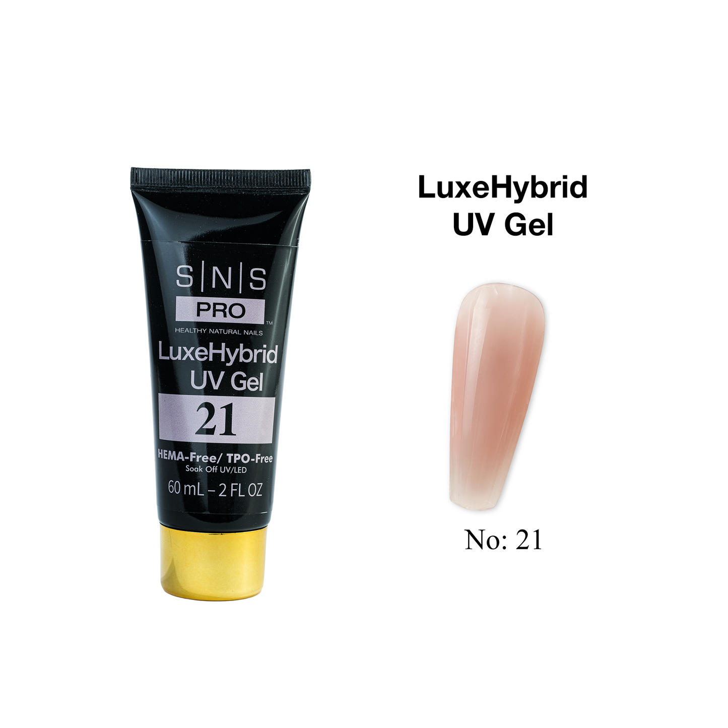SNS LuxeHybrid UV Gel - 21 - 60ml