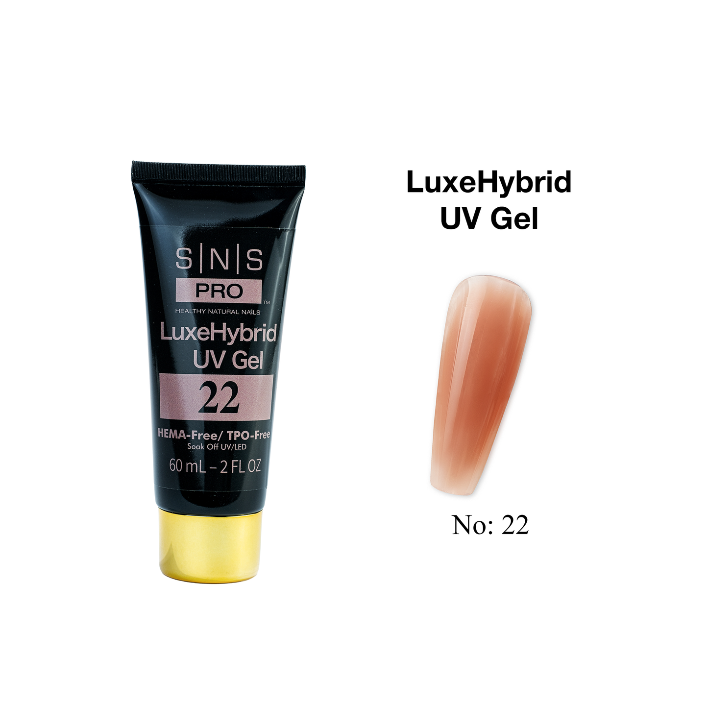 SNS LuxeHybrid UV Gel - 22 - 60ml