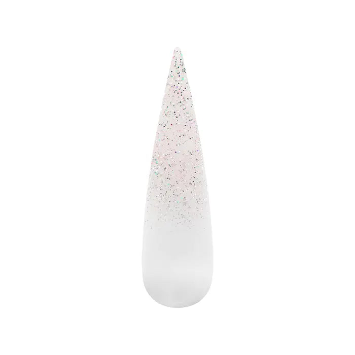 Air Ombre Spray Powder Nails - Metallic Silver Colors - AO143