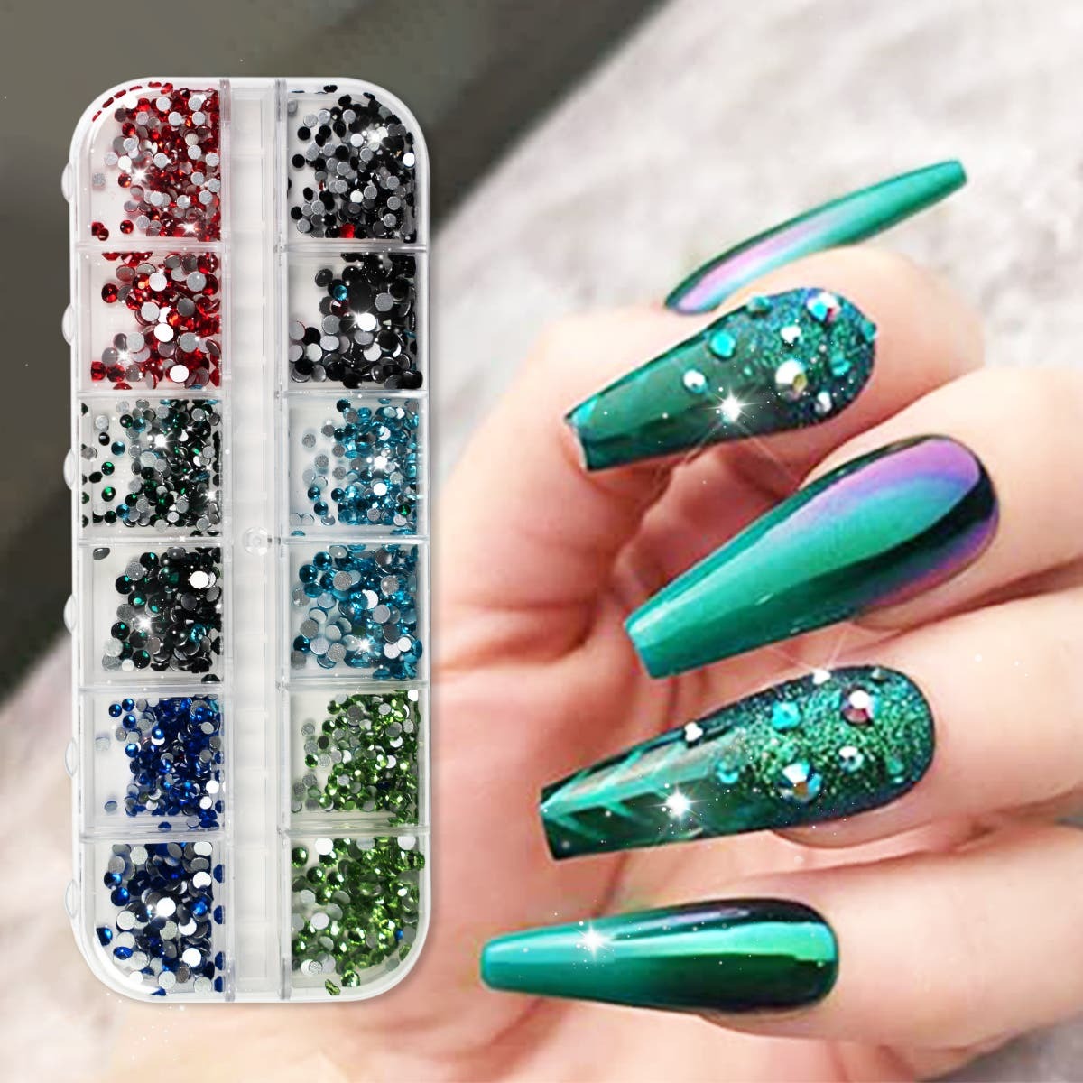 BlingStones Pro 08 - Rhinestone Art Box - Gemstones