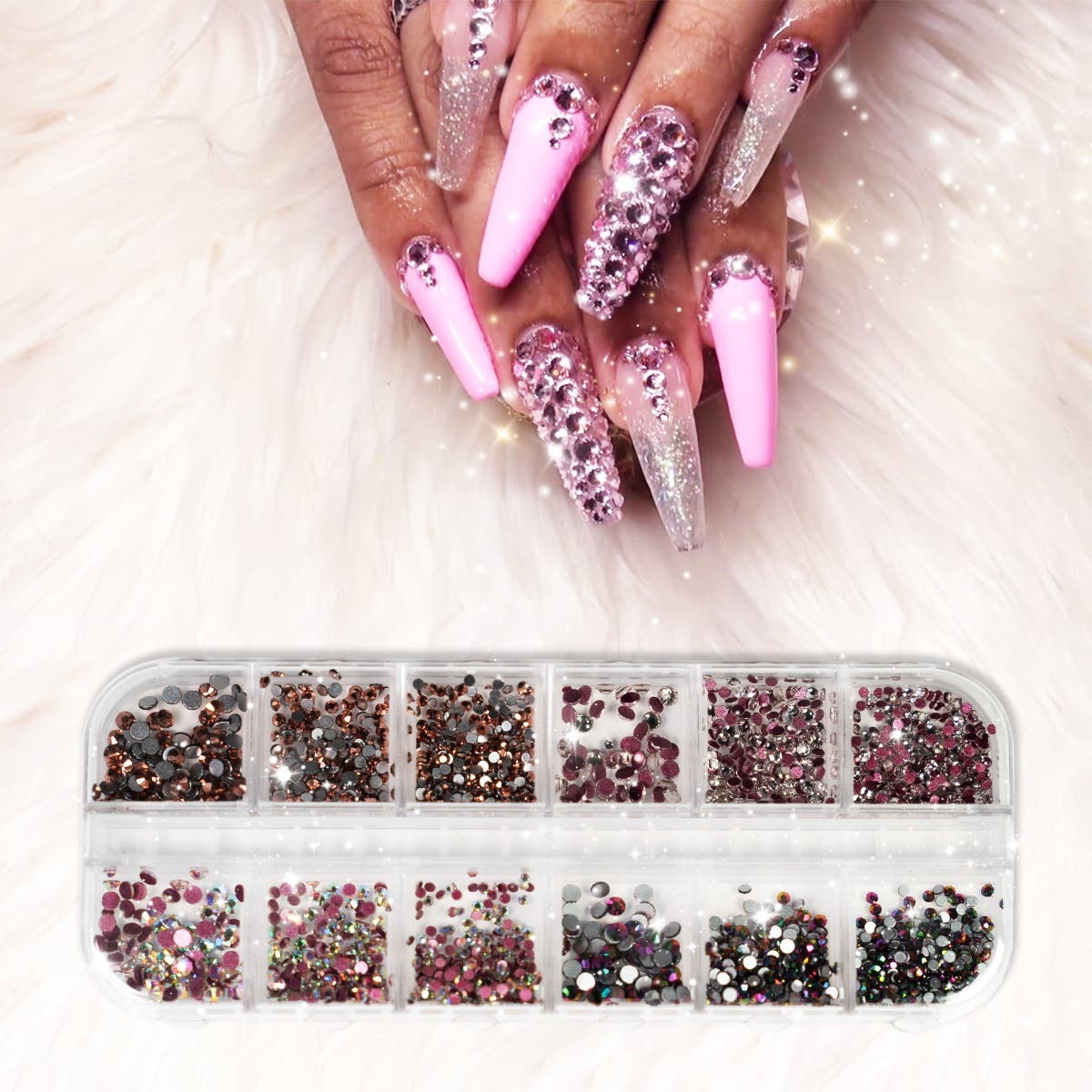 BlingStones Pro 12 - Rhinestone Art Box - Dancer