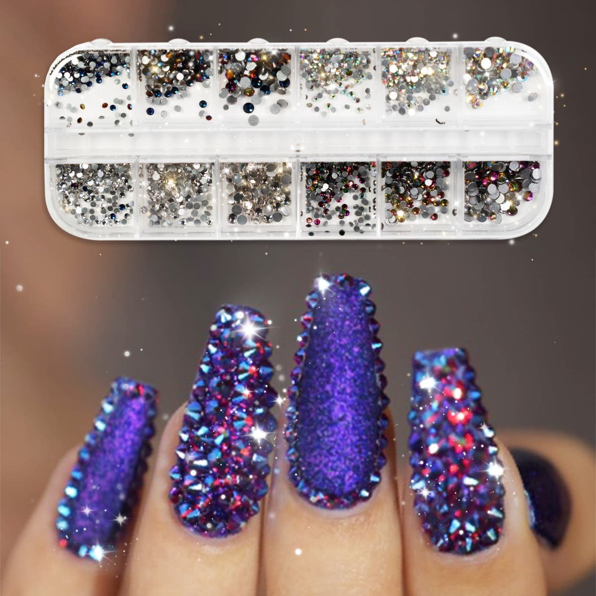 BlingStones Pro 14 - Rhinestone Art Box - Showgirl