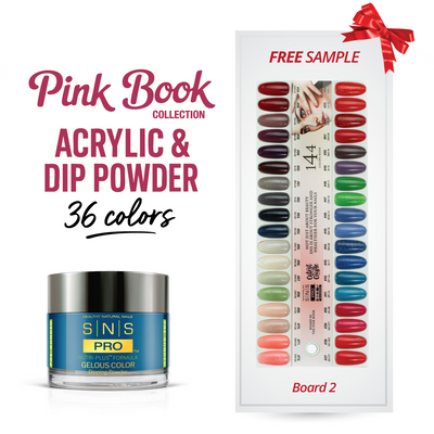 SNS Pro - Pink Book Collection - Dip/Acrylic Powder - 36 Colors Bundle - Board 2