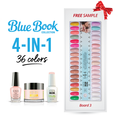 SNS Pro - Blue Book Collection - 4in1 - 36 Colors Bundle - Board 3