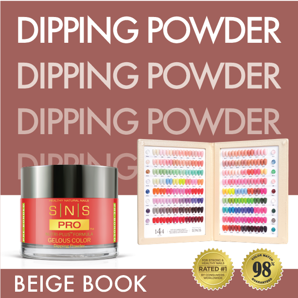 SNS Pro - Beige Book Collection - Dipping Powder - 144 Colors Bundle