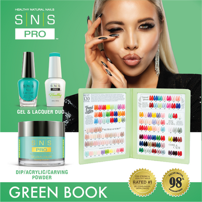 SNS Pro Green Book Collecton 120 Colors