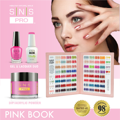 SNS Pro Pink Book Collecton 144 Colors