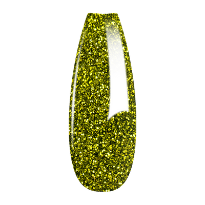 French Glitter Nail Art - Lime Green Colors - GF02