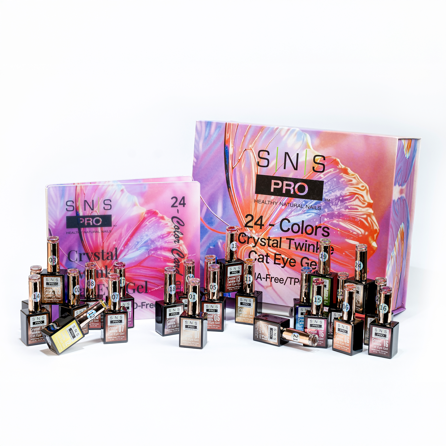 SNS Cat Eyes - Set 24 Colors - Crystal Twinkle Collection