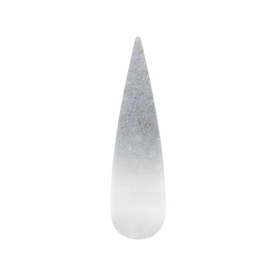 Air Ombre Spray Powder Nails - Metallic Silver Colors - AO132