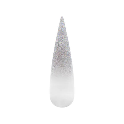 Air Ombre Spray Powder Nails - Metallic Silver Colors - AO133