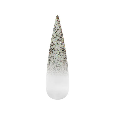 Air Ombre Spray Powder Nails - Metallic Silver Colors - AO168