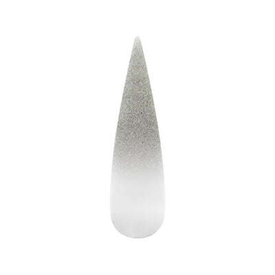 Air Ombre Spray Powder Nails - Metallic Silver Colors - AO169