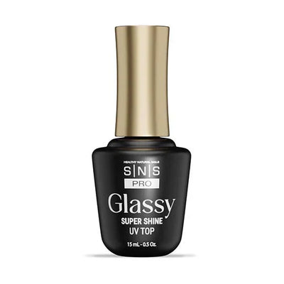 SNS Glassy Super Shine UV Gel Topcoat 15ml
