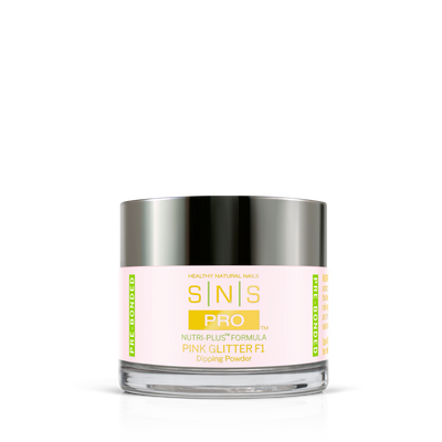 SNS Pink Glitter Powder Pink & White F1
