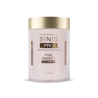 SNS 4-in-1 Pink & White Powder 16oz - Pink Ombre 1