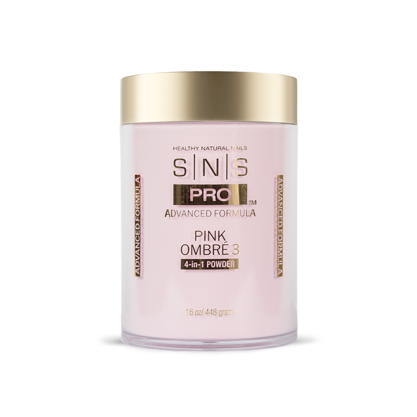 SNS 4-in-1 Pink & White Powder 16oz - Pink Ombre 3