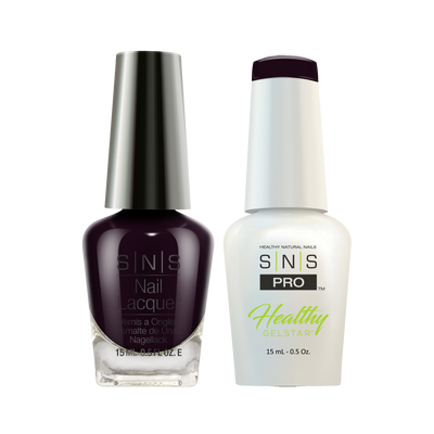 SNS Pro - Burgundy Book Collection - Gel & Lacquer Duo - #134