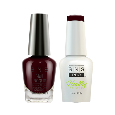 SNS Pro - Burgundy Book Collection - Gel & Lacquer Duo - #060
